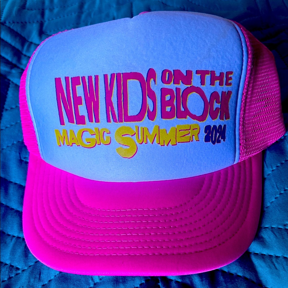 Pink and Blue Trucker Hat